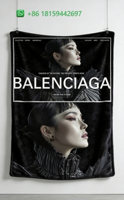 Balenciaga Throw Blankets